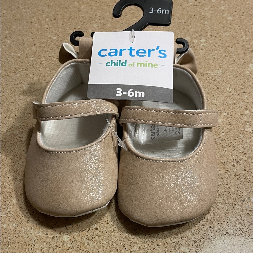 Carter's Beige Baby Walker Shoes